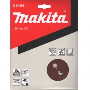 Makita D-54586 Диск шлифовальный 15 отверстий коричневый 150мм A40 10шт